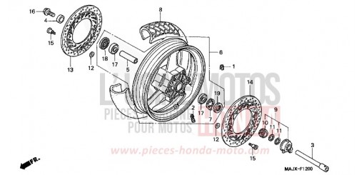 ROUE AVANT (ST1100) ST1100X de 1999